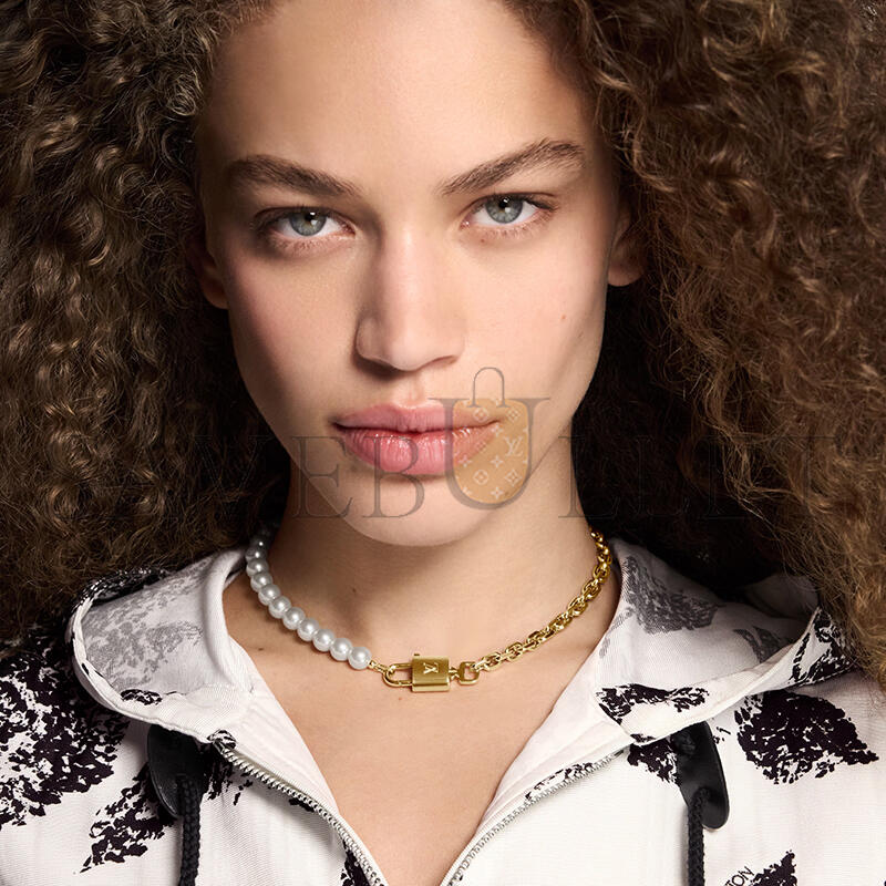 l0vis Vvtt0n pearlock necklace m02977